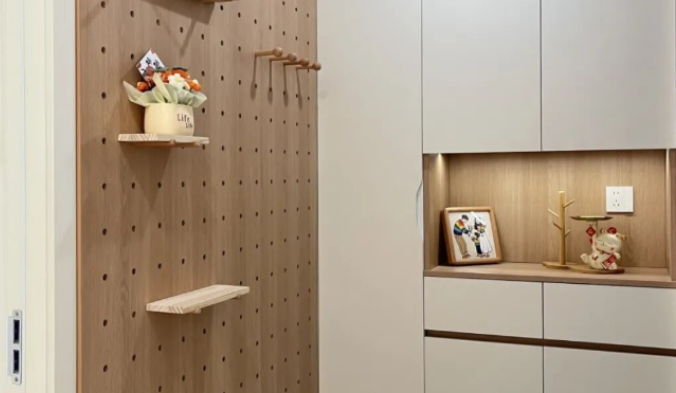 建发朗云99㎡原木奶油风实景丨三口之家的温柔日常